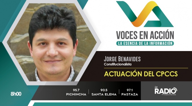 Voces en Acción Jorge Benavides - Actuación del CPCCS