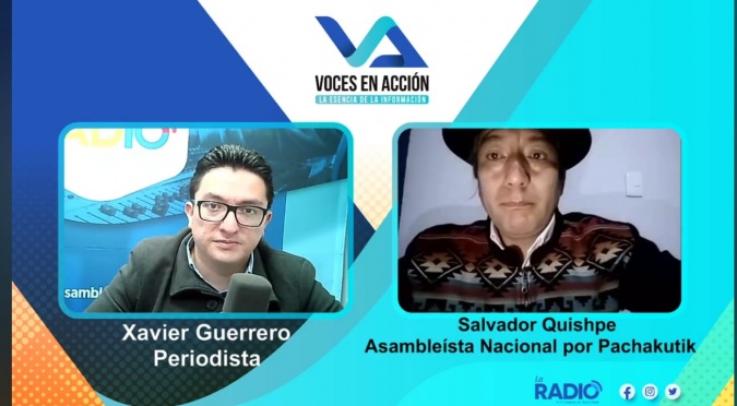 Salvador Quishpe - Intenciones de desprestigio contra la Asamblea Nacional