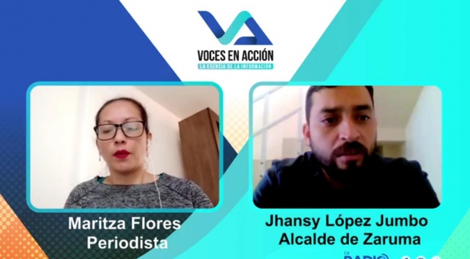 Jhansy López Jumbo: Relleno en socavón de Zaruma