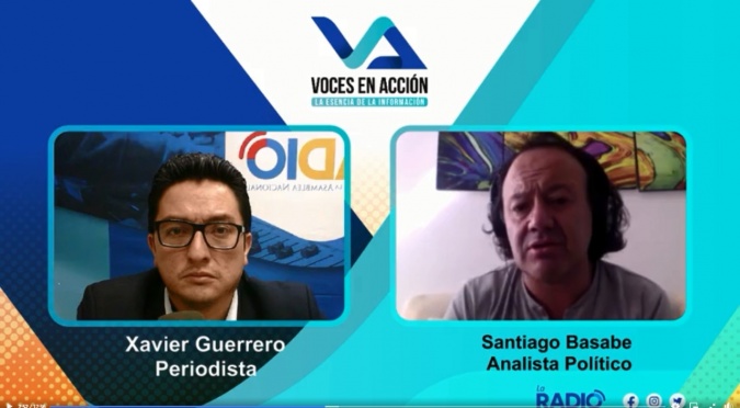 Santiago Basabe: División del Ministerio de Gobierno Ecuador y del Interior