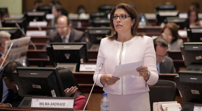 Wilma Andrade: Agenda parlamentaria 
