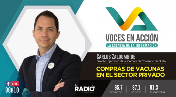 Carlos Zaldumbide: Compras de vacunas en el sector privado