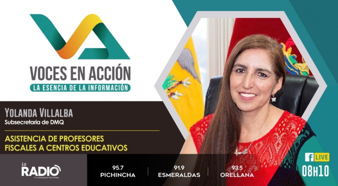 Yolanda Villalba: Asistencia de profesores fiscales a centros educativos