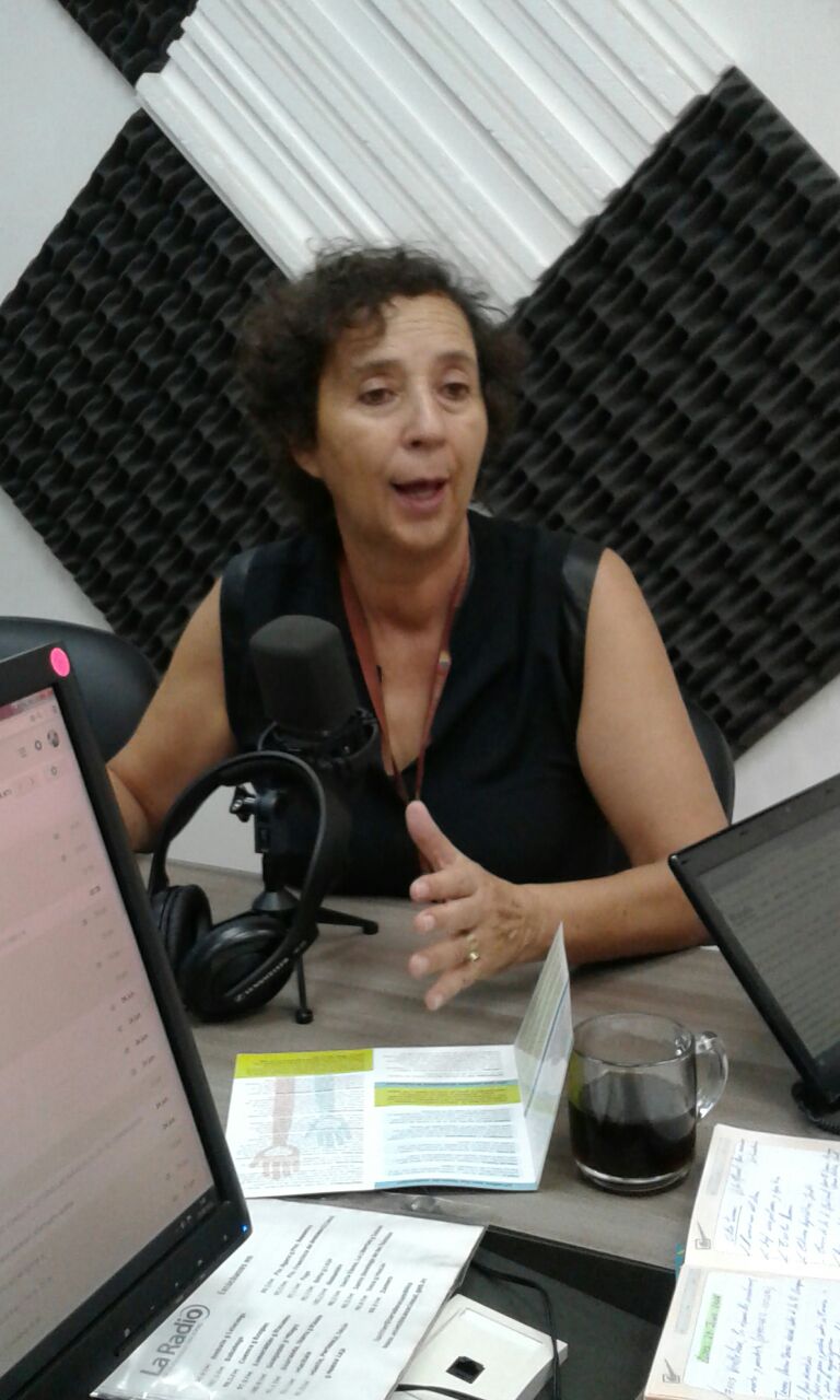 Lizi Ernest representante de la Coalición Nacional Mujeres del Ecuador
